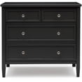 thumbnail image 6 of Delta Children Epic 3-Drawer Dresser, Black, 6 of 12