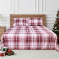 thumbnail image 1 of HITIME Juego de Sábanas Navideñas 4 Piezas Tamaño King, Bolsillos Profundos 16 Pulgadas, Microfibra de Poliéster Suave con Estampado Festivo, Ideal para Decoración y Regalo, 1 of 8