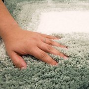 Mohawk Home Ombre Plush Pile Stain/Fade Resistant Non-Slip Machine Washable Bath Mat, Eucalyptus, 2 x 5