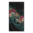thumbnail image 2 of XYZCANDO Hawaiian Sea Turtle & Hibiscus Floral Print Soft Towel Car Seat Cover for Hiking Running, Sweatproof Protecting Your Seats Car Seat Towel Cover, 2 of 11