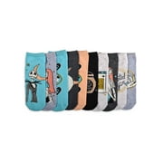 Disney Nightmare Before Christmas Women's Deadly Night Low Cut Socks, 10-Pack, Shoe Sizes 4-10