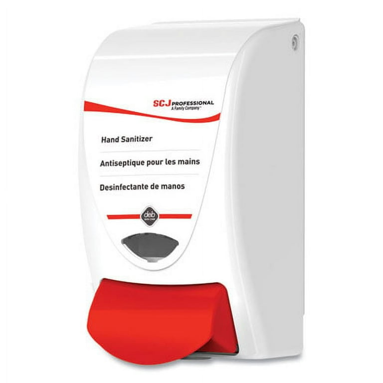 Hand Sanitizer Dispenser, 1 Liter Capacity, 4.92 x 4.6 x 9.25, White Hand Sanitizer Dispenser, 1 Liter Capacity, 4.92 x 4.6 x 9.25, White