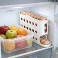 thumbnail image 4 of TIELUTT Automatic Rotating Egg Dispenser for Refrigerator Easy Food Lunchbox with Containers Kitchen Canister Set Portable Pantry Storage for Kitchen Storage Container 22x10 Inches Food Containers Sto, 4 of 5