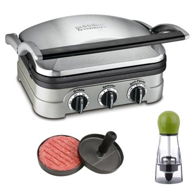 Cuisinart 5-in-1 Griddler (GR-4N) with Carteret Twist And Spice Manual