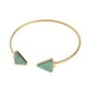 thumbnail image 1 of Moda mujer retro vintage verde turquesa oro brazalete Hugo Pulsera para el brazo, 1 of 5