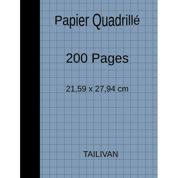Papier Quadrillé 200 Pages 21,59 x 27,94 cm (Paperback)