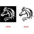 thumbnail image 1 of 2 uds-19,5 cm pegatina reflectante blanca y negra para coche cabeza de caballo con animales encantadores, modelo de cuerpo, pegatina decorativa, pegatinas para coche Sincero Electrónica, 1 of 5