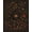 Black, Pattern 4, variant on ODIKA 8'x10' Washable Area Rug Black Autumn Botanical Nightscape Whimsical Foliage with Celestial Accents for Dining Room, Large Office, Lounge, Non-Slip Chair-Friendly Mat