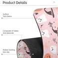 thumbnail image 4 of Yayeee Faucet Mat for Kitchen Sink 14.7" Diatomite Long Splash Guard Pad, Pink Halloween Ghosts, 4 of 7