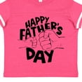 thumbnail image 4 of Inktastic Happy Father's Day Parent-child Fist Bump Boys or Girls Toddler T-Shirt, 4 of 5