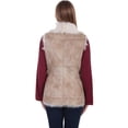 thumbnail image 2 of Scully Womens Beige Faux Fur Boho Vest M, 2 of 4