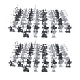 thumbnail image 1 of 2x 60 Piezas Caballeros Caballos Guerrero de Juguete Medieval Modelo Juguetes para CUTICAT Figura de soldados medievales, 1 of 8