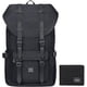 thumbnail image 1 of KAUKKO Mochila Escolar de Viaje para Universidad flexible con portátil para 15",22L(Lino/Azul) KAUKKO  EP5-2-BLACK[2PC], 1 of 5