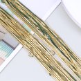 thumbnail image 4 of MasteelfCA 10m Crystal Rhinestone Close Chain Trim Sewing for Jewelry Crafts DIY 2mm (Dark Green), 4 of 7