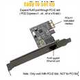 thumbnail image 5 of PCIE to RJ45 Network Card 10/100/1000Mbps RJ45 PCI Express Converter LAN Ethernet Gigabit Adapter PCIe for Desktop PC, 5 of 8
