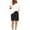 XNG1-Black, variant on Womens Casual Shorts Elastic Smock Waisted Wide Leg Shorts Loose Summer Beach Shorts Lightweight Comfy Lounge Shorts with Pockets