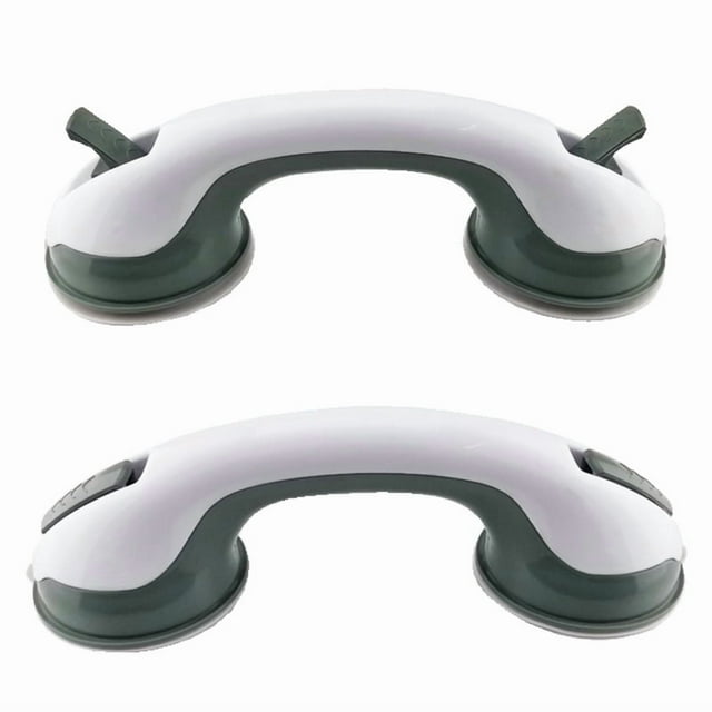 2-pack badrumshandtag med sugpropp Stark sugpropp Säkerhetshandtag för äldre och personer med funktionsnedsättning Duschhandtag med sugpropp