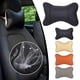 thumbnail image 2 of Almohada para reposacabezas de coche: malla transpirable, protección para el cuello, sujeción relajante, reposacabezas de seguridad para una conducción cómoda (individual, piel sintética, 25 x 17 x 9, 2 of 5