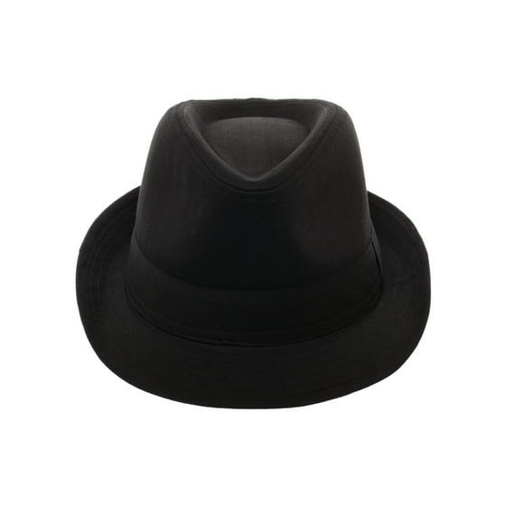 Men's Fedora with Curved Brim