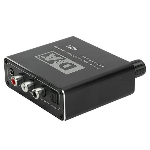 Video Converter, Digital To Analog Audio Converter Digital Coaxial To Analog Converter DAC Converter Can Convert Coaxial For Home For Pc Host + USB Power Supply Line + Optical