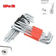 thumbnail image 1 of Clé en Forme de L Automobile Hexagone Couple Planétaire Clé de Réparation 18 Pcs Outils à Main, 1 of 4