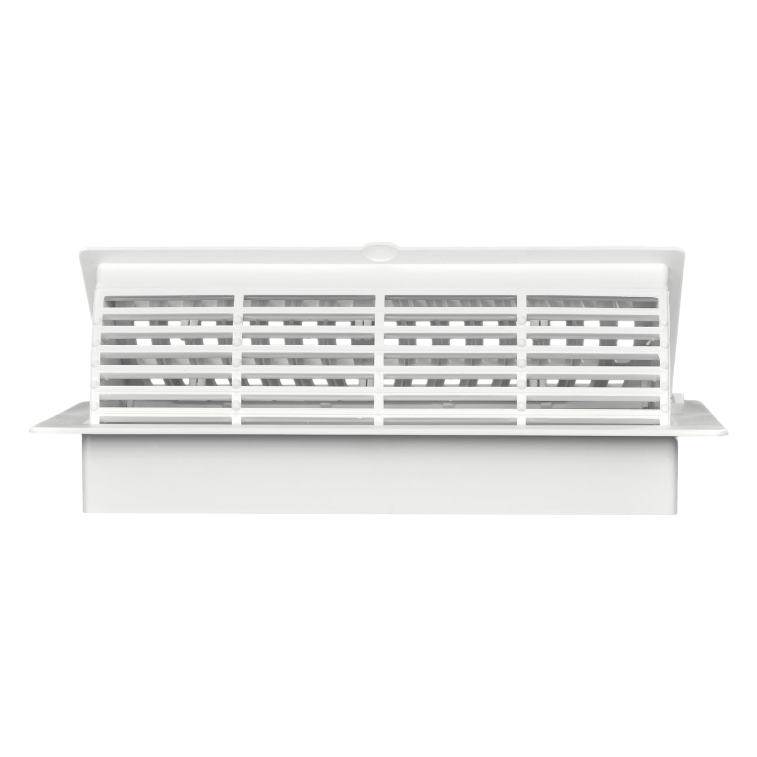 (2 pack) Imperial 4-inch x 10-inch White Plastic Pop Up Louvered, Floor Register, Rectangular, Household Vent Covers