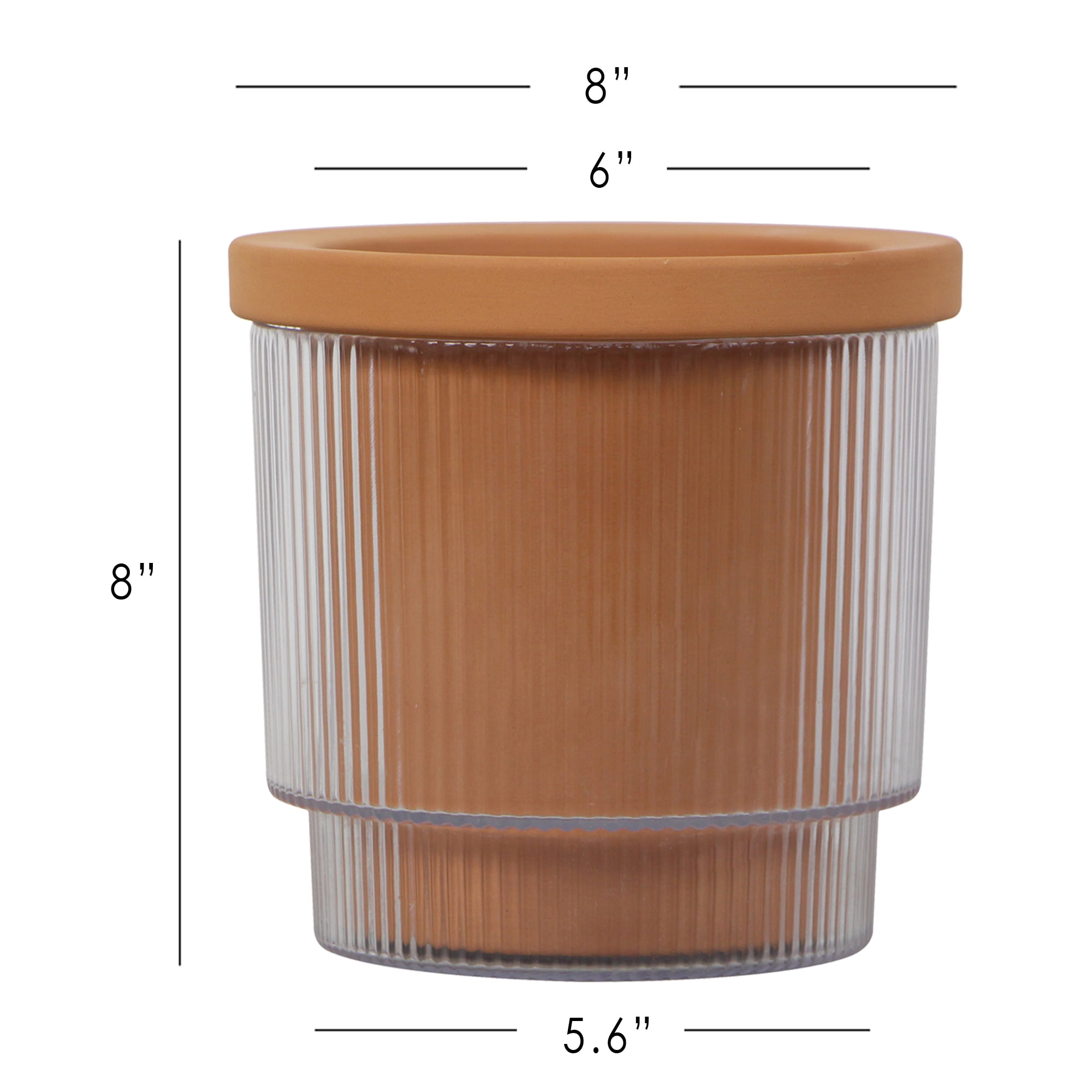 Mainstays 8in Aquaterra Self Watering Planter