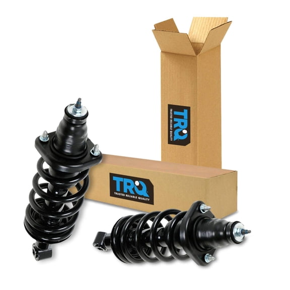 TRQ New Complete Shock Strut Spring Assembly Rear Pair Set 2pc for 02-06 CRV SCA57033