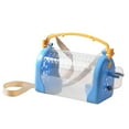 thumbnail image 5 of Guinea Pig Pet Travel Outgoing Cage Sugar Glider Gerbil Hamster Carrier Cage Blue, 5 of 8