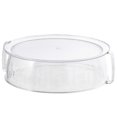 thumbnail image 1 of Tall Microwave Glass Plate Cover Splatter Guard Lid with Handle for Heating Pasta Warming Leftovers, 1 of 5