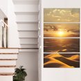 thumbnail image 1 of Evening Sahara Desert with Sunlight - Oversized Landscape Canvas Art, 1 of 3