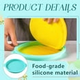 thumbnail image 3 of Silicone Baking Mold, 4 Pcs 8" Nonstick Leakproof Round Cake Pan, Round Silicone Molds Set For Birthday Wedding Tier Cake - Send Goods From Local Warehous, 3 of 5