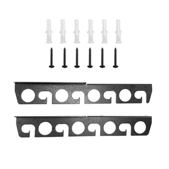 BIBABLYKE Fishing Rod Wall Ceiling Storage Rack Fishing Rod Display Stand Horizontal Fishing Rod Holder Overhead Hanger Organizers