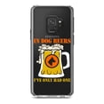 thumbnail image 1 of DistinctInk Clear Shockproof Hybrid Case for Samsung Galaxy S9 (5.8" Screen) - TPU Bumper Acrylic Back Tempered Glass Screen Protector - In Dog Beers, I've Only Had One, 1 of 5