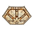 thumbnail image 5 of Meyda Tiffany 260940 Sonoma 3 Light 27" Wide Semi-Flush Ceiling Fixture - Copper, 5 of 7