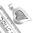thumbnail image 2 of 925 Sterling Silver Pendant Plain Women Jewelry, 2 of 3