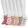 thumbnail image 3 of MUK LUKS Women's Low Cut Novelty Socks 6 Pack, 3 of 5