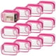 thumbnail image 1 of Bolsa de maquillaje transparente TISRATOK, 12 unidades, para mujer, artículos esenciales de viaje, 1 of 6