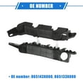 thumbnail image 6 of 1 Pair Bumper Brackets Support Fender Cover for Hyundai Elantra 2011-2013 Black Front Left Right Side, 6 of 6