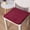 Red, variant on Chair Cushions with Ties, 1 Pack Seat Cushion, 13.7" Velvet Square Comfortable Dining Chair Pads, Removable Slip Resistant Kitchen Chair Seat Cushions (1PCS)