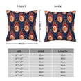 thumbnail image 2 of Fuzoiu American Football and Fire Flames Print Square Pillow Cover,Hidden Zipper Design,Luxury Square Pillow Case, Throw Pillow,Couch Cushion-12"x12", 2 of 7