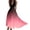 Red, variant on Women's Sexy Starry Sky Gradient Print V Neck Sleeveless Beach Dress - Zipper Decoration, Waistband Design, S-XXL