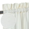 thumbnail image 3 of Waterproof Tier Curtain, Rod Pocket Soft Microfiber Seersucker Fabric Embossed Textured Small Curtain, 3 of 7