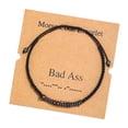 thumbnail image 1 of Xihbxyly Pulsera Inspiradora, Diseño de Cuerda de Nailon Ajustable, Dije Único de Cuentas de Madera, Elegantes Detalles de Hematita, Regalo Perfecto para Cumpleaños, Un Recordatorio para Tus Seres Qu, 1 of 2