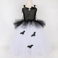thumbnail image 4 of Disfraz de bruja vampiro para Halloween para niños, vestidos de fiesta de carnaval, reina malvada, disfraz de princesa con tutú, ropa elegante para niñas, 4 of 5
