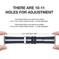 thumbnail image 4 of WFEAGL iWatch Series Design Bicolor Leather Apple Watch Strap 45mm 44mm 42mm Blue White, 4 of 6