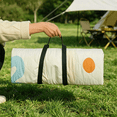 thumbnail image 6 of SEISSO 79"x79" Large Picnic Blanket - Water-Resistant Foldable Camping Mat for 6-8 Adults, Portable Outdoor Beach Blanket with Handle for Park, Hiking and Travel, 6 of 6