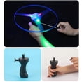 thumbnail image 4 of 3Pcs LED Lighting Flying Disc Propeller Helicopter Toys Pull String Flying Saucers UFO Spinning Top Fun Game Kids Outdoor Toy, 4 of 5