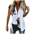 thumbnail image 1 of asddcavvf Blouse pour Femmes Nouvelle Chemise Décontractée à Manches Courtes Mi-Longue Chemise Ample, 1 of 3
