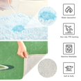 thumbnail image 3 of Yayeee Bath Rug for Bathroom Floor Non Slip Rectangle Fluffy Soft Absorbent Mat, 16"x24", Green Lemon Juice, 3 of 7